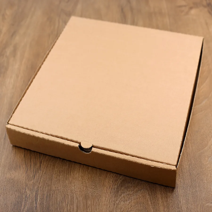 High Quality Box Packing Pizza Box Paper Custom Biodegradable Pizza Box Fast Food Container Delivery Pizza Box