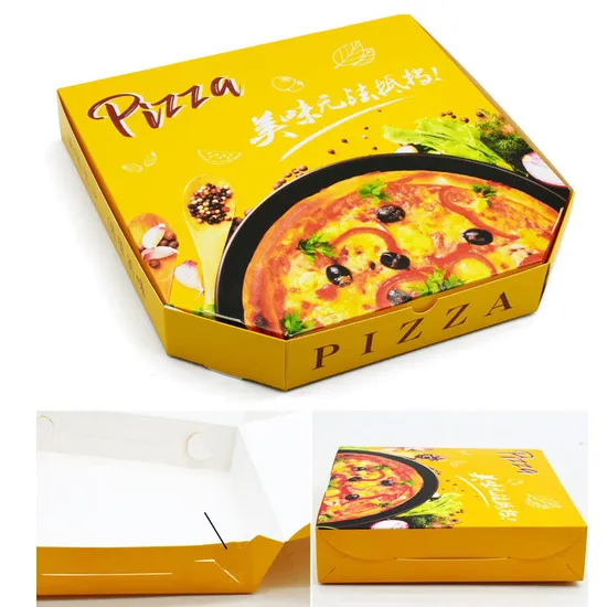 Cheap Customized Recyclable Corrugated Paper Pizza Box for Packing