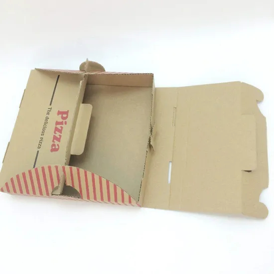Wholesale Food Takeout Packaging Disposable Box 16-Inch Pizza Box with Handle Pizza Box for Seller