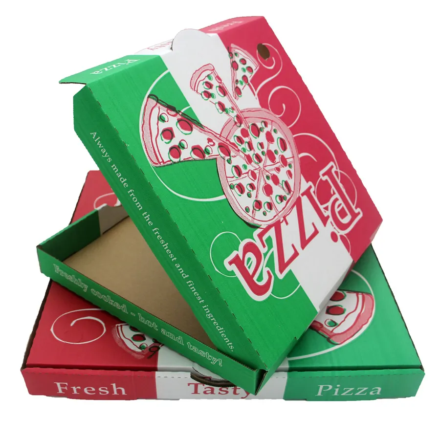 Cheap Customized Recyclable Corrugated Paper Pizza Box for Packing