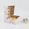 Folding Flat Cardboard Cookie Sweet Box Packaging Custom Print Party Dessert Donut Paper Box