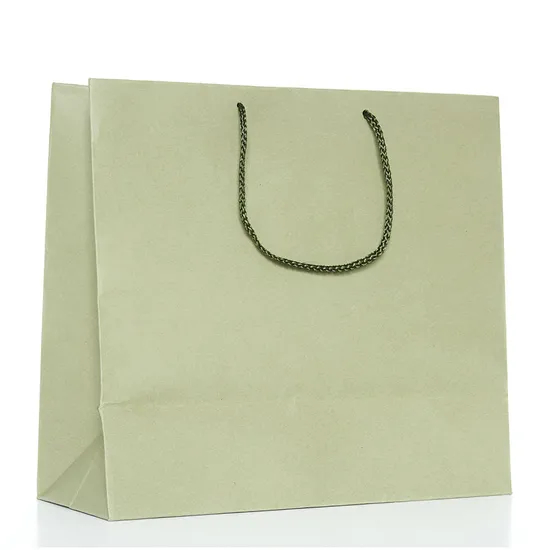 Custom Printed Your Own Logo White Brown Kraft Gift Craft Shopping Paper Bag with Handles