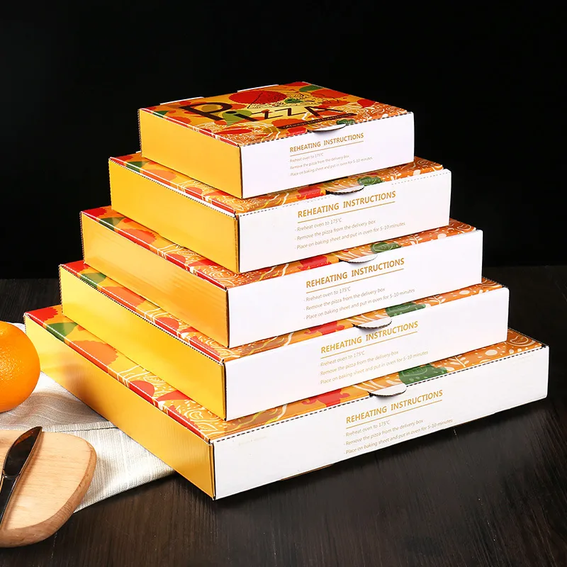 Custom Print Pizza Packing Box 12 Inch Pizza Box Cardboard Box Pizza Box