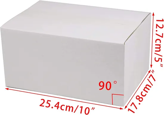 Manufacture White Shipping Carton 10X7X5 Inches Small Corrugated Cardboard Boxes Mailing, Shipping, Packaging