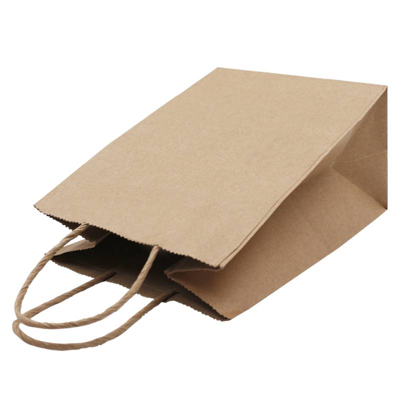 Paper Bag Custom Printed Kraft Paper Bags Recyclable Shopping Clothing Gift Bag Food Take Away with Your Own Logo