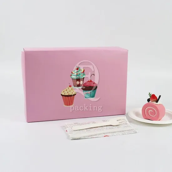 Durable and Strong Various Sizes Customized Bakery Cake Box for Corporate Event
