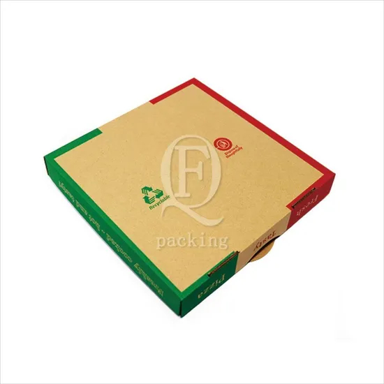 Oil-Proof Coating Compact Structure Customized Paper Cardboard Box for Late Night Takeaway