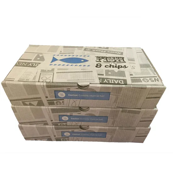 View Larger Image Add to Compare Share Biodegradable Fish and Chips Packaging Boxes Corrugated Paper Box