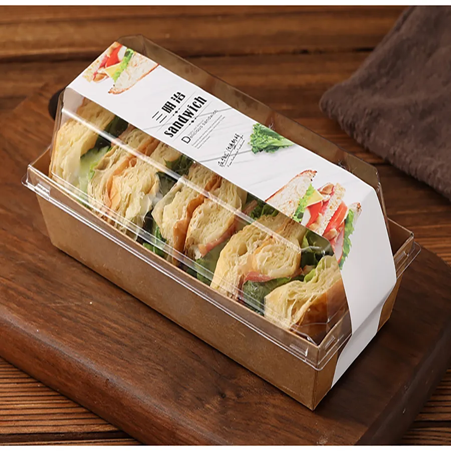 Wholesale Cheap Custom Logo Cupcake Box Cake Boxes with Handle Kraft Paper Cake Packaging Customized Tall White Cake Box