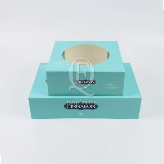 Beautiful Various Sizes Customized Packaging Cardboard Cake Box for Cultural Exchange Activity