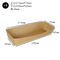 Customized Food Grade Paper Packaging Fried Chicken Boxcustomized Disposable Eco Takeaway Food Box Fried Chicken Shop Snack Platter Boat Shaped Food Box