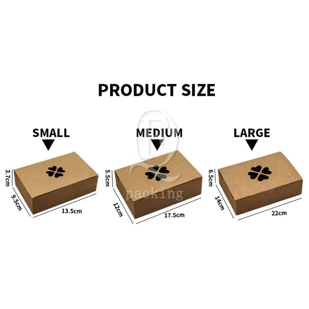 Various Sizes Smooth Surface Customized Snack Paper Box for Barbecue