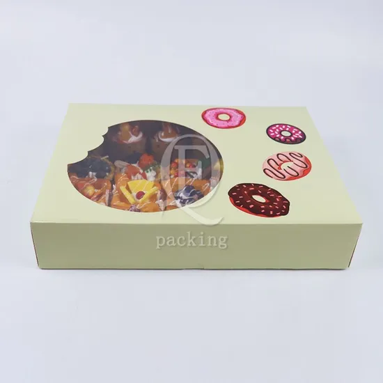 Exquisite High-Quality Printing Customized Packaging Square Cake Box for Club Celebration