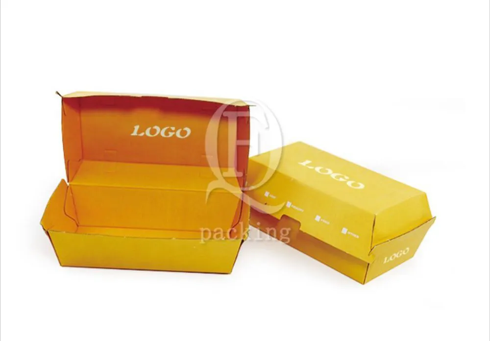 Waterproof Anti-Slip Design Customized Burger Box for Parties or Gatherings
