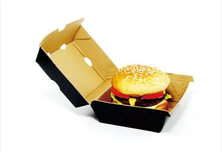 Easy to Carry Lightweight Customized Hamburger Packing Box for Working Lunches