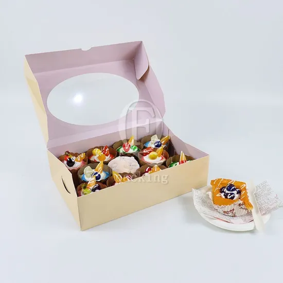 Fashionable UV Protection Packaging Boxes for Banana Cakes for Store Anniversary Promotion