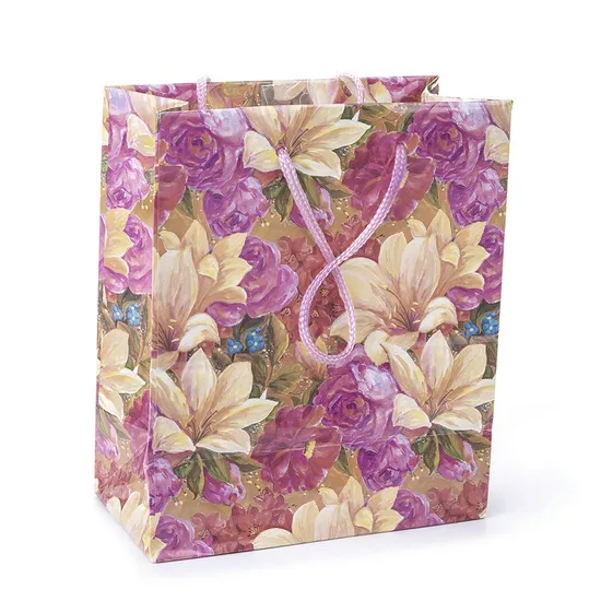 Factory Wholesale Custom Eco-Friendly Twist Handle Luxury Packaging Shopping Gift Paper Bag
