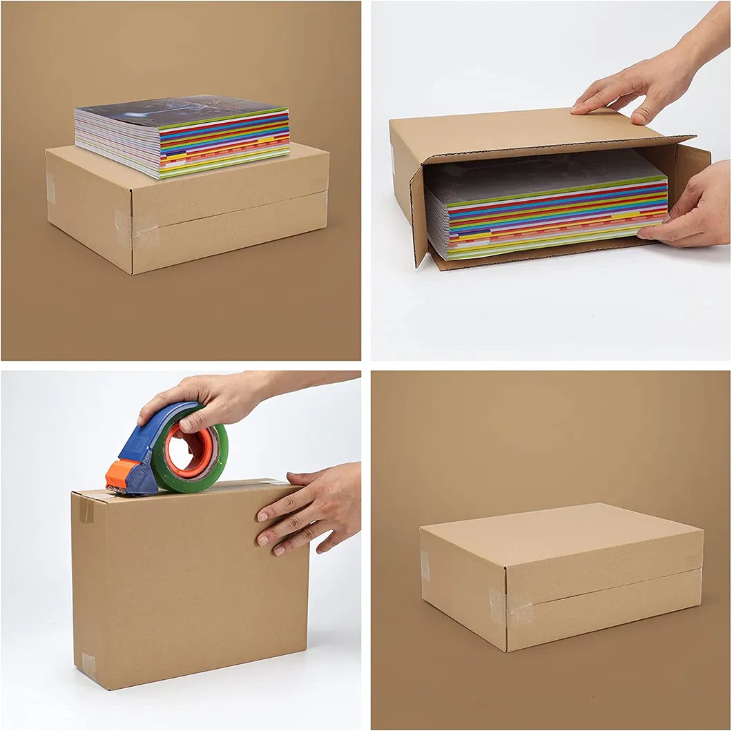 Custom Printed Boxes Packaging Shoe Flip Cover Corrugated Cardboard Shipping Box Cartoon Packging Box