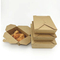 Wholesale Eco-Friendly Disposable Customized Takeaway Sushi Fried Chicken Chip Burger Snack Meal Food Grade Packaging Kraft Cardboard Envelope Paper Food Box