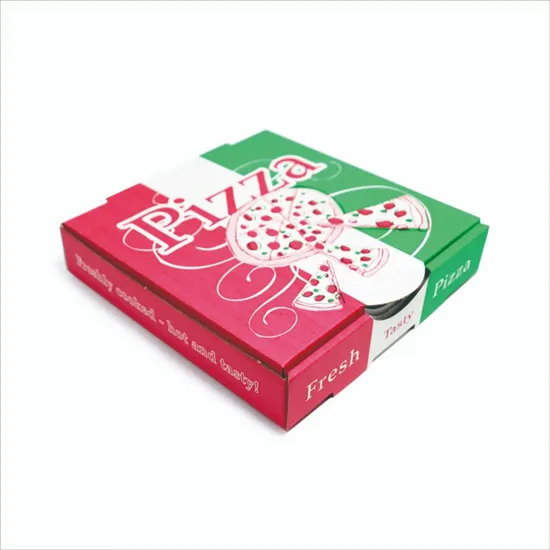 Pizza Box 12′ Kraft Flute Food Packing Pizza Food Packaging Box Pizza Box