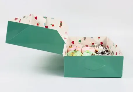 Exquisite Craftsmanship Thickened Customized Mini Cake Collapsible Paper Case for Corporate Event