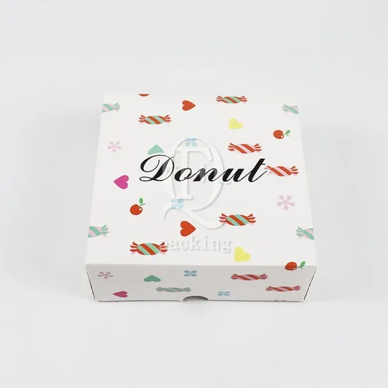 Fancy Design Printable Patterns Customized White Small Cake Boxes for Family Gathering