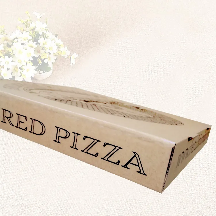 12inch Custom Logo Portable Thick Recycled Corrugated Delivery Baking Pizza Box