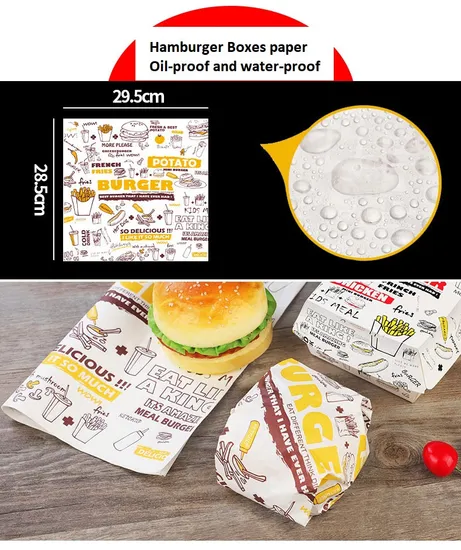 Factory Wholesale Customized Food Grade Takeaway Sushi Fried Chicken Chips Burger Container Disposable Kfc Cardboard Kraft Paper Lunch Food Box