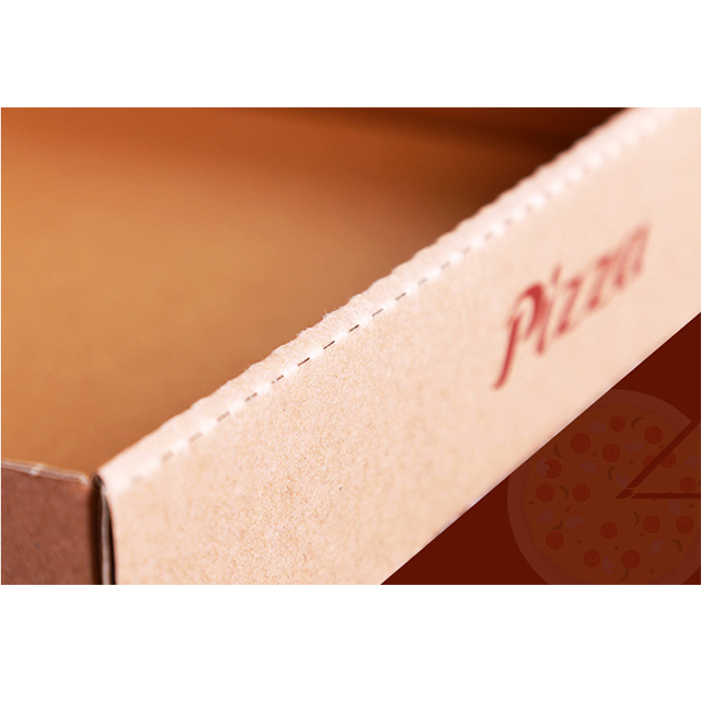Wholesale Quality Pizza Box Custom Paper Corrugated Board Pizza Box Packaging with Custom Size for Food