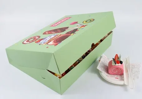 Multi-Layer Structure Thickened Customized Cake Gift Box for Company Annual Meeting