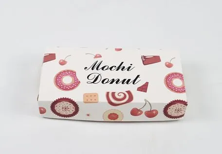 8inch Cup Cake Box with Transparent Window White Cardboard Cake Box Colorful Paper Cake Box