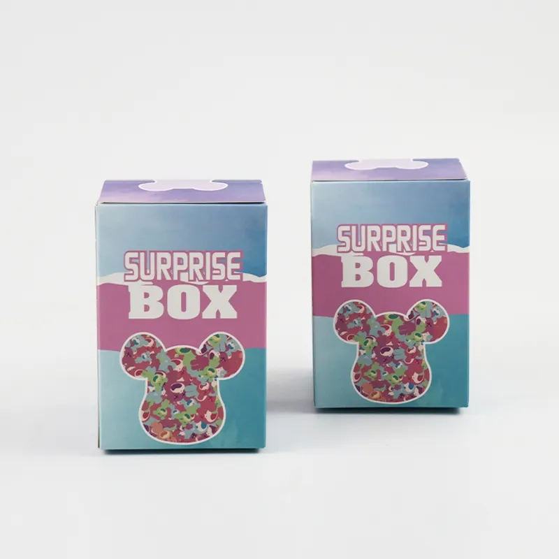 Factory Wholesale Customized Size Loge Transparent Window Personalized Cardboard Kraft Paper Luxury Degradable Eco-Friendly Packaging Delivery Toy Box