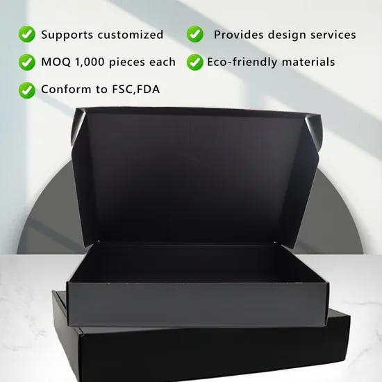 Luxury Eco-Friendly Degradableaircraft Packaging Customized Logo Vegetable Fruit Paper Corrugated Printed Logo Shipping Gift Cardboard Box