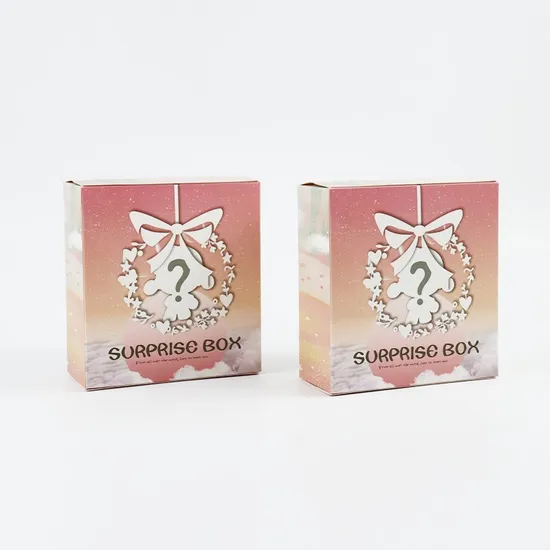 Factory Wholesale Custom Size Loge Transparent Window Cardboard Kraft Paper Luxury Degradable Eco-Friendly Packaging Delivery Toy Box