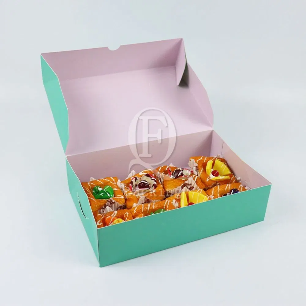 Firmly Sealed Easy to Operate Small Paper Cake Box for Press Conference