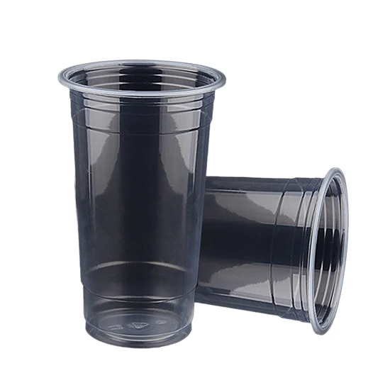 Factory Wholesale Food Grade Eco-Friendly Disposable Degradable Custom Juice Storage Packaging Milk Tea Cold Hot Drink Kraft Single Double Paper Cup with Lid