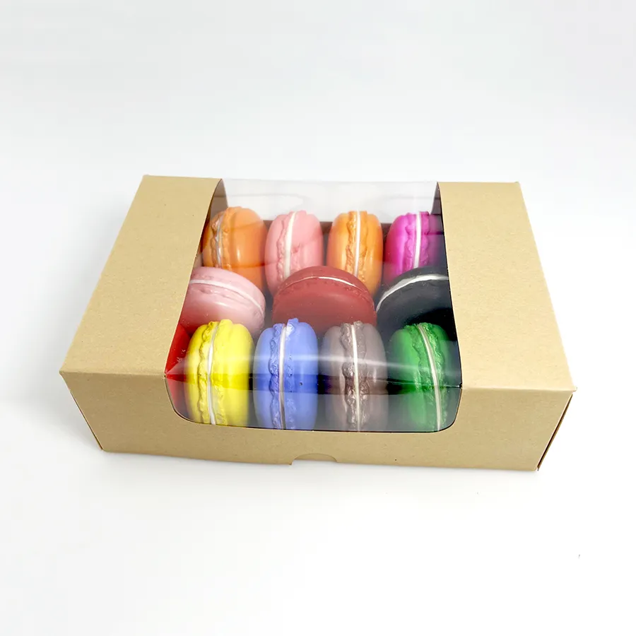 6inch Biodegradable Packing Cake Food Gift Brown Cardboard Paper Box with Custom Logo