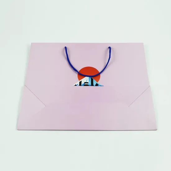 Bio-Degradable Paper Gift Shopping Bags Brown Kraft Paper Bag