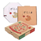 China Factory Wholesale Customized Printing Logo High-Quality All Size Color Kraft Paper Corrugated Food Grade Degradable Takeaway Meal Packaging Pizza Box