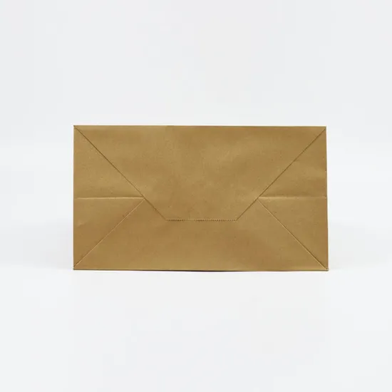 Custom Printed Disposable Shopping Brown Kraft Paper Bag Luxury Gift Packaging Paper Shopping Bag