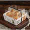 Factory Wholesale Customized Printing Transparent Window Eco-Friendly Food Grade Cardboard Toast Wedge Container Paper Sandwich Sushi Cake Box with Clear Window