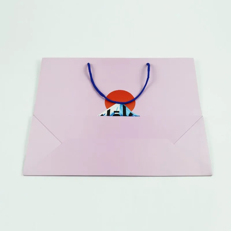 Wholesale Custom Printing Luxury Personalized Beautiful Degradable Eco-Friendly Packaging Shopping Gift Kraft White Card Food Packaging Paper Bag with Handle