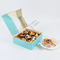 Factory Direct Sale Cheap Personalized Luxury Transparent Window Customized Printed Food Grade Disposable Packaging Macaron Cake Doughnut Sweet Cardboard Box