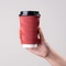 Eco Compostable Biodegradable PLA Bamboo Fiber Water Based Coffee Disposable Single Doubleripple Wall Paper Cup Custom Printed Logo Cola Juice