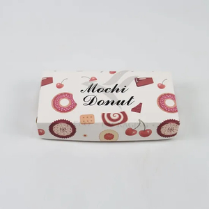 Factory Cheap Wholesale Custom Printed Logo Size Food Grade Luxury Disposable Bakery Packaging Macaron Cake Doughnut Kraft Cardboard Box