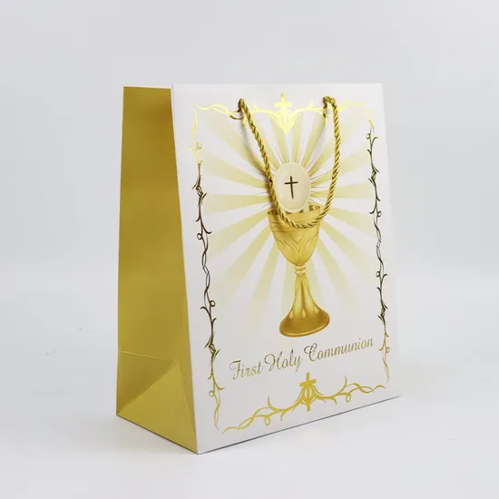 Factory Wholesale Custom Print Luxury Personalized Degradable Recyclable Shopping Gift Food Electronic Product Packaging Kraft Cardboard Paper Bag with Hand
