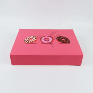 Factory Wholesale Cheap Personalized Luxury Customized Printed Logo Size Food Grade Disposable Packaging Macaron Cake Doughnut Sweet Cardboard Box