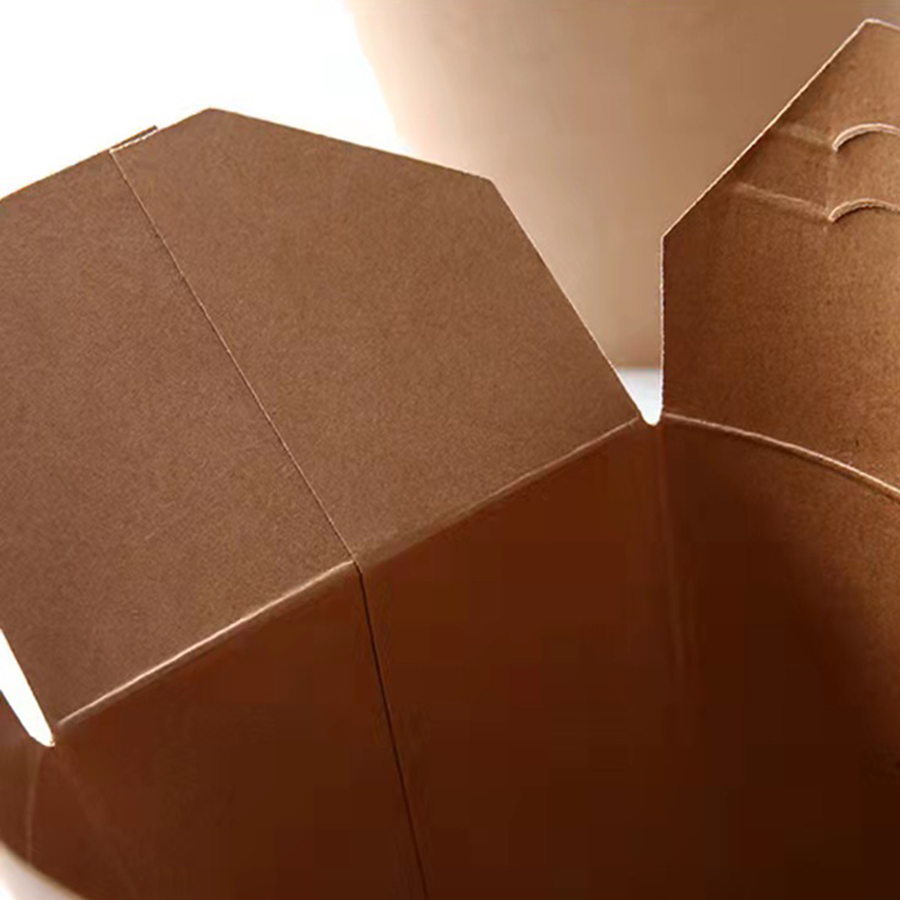 Factory Wholesale Customized Food Grade Takeaway Sushi Fried Chicken Chips Burger Container Disposable Cardboard Lunch Meal Snack Kraft Paper Food Box