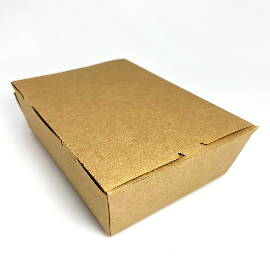 Factory Wholesale Customized Food Grade Takeaway Sushi Fried Chicken Chips Burger Container Disposable Cardboard Lunch Meal Fast Paper Food Box with Transparent Lid