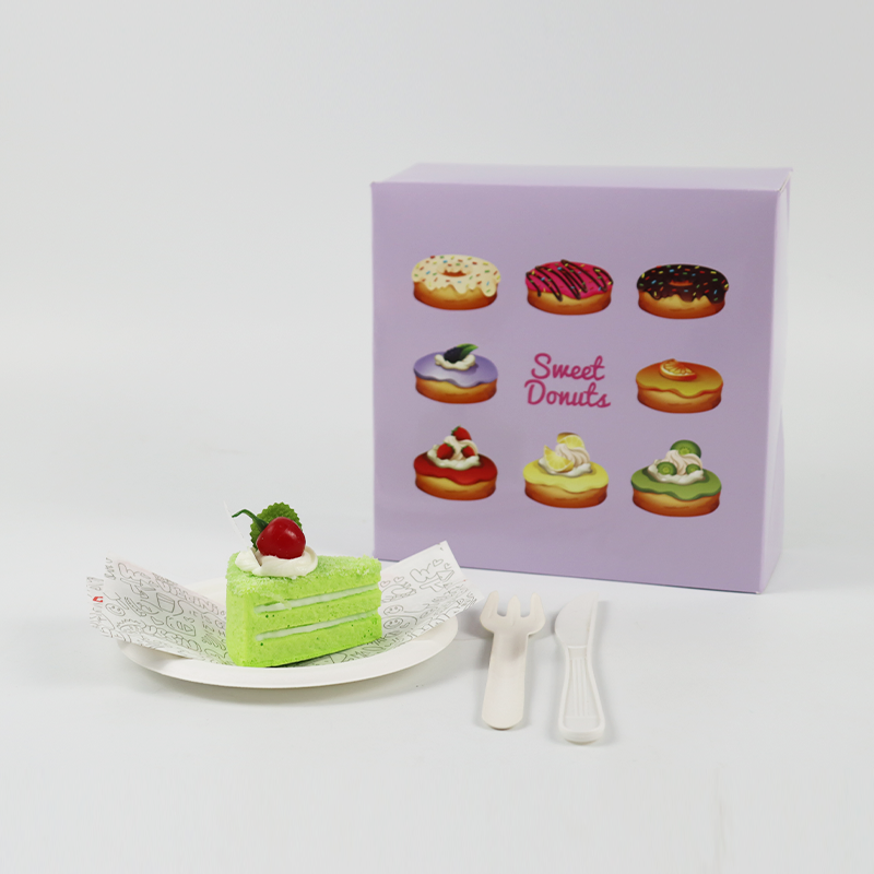 Hot Selling Wholesale Custom Bakery Mochi Donuts Packaging Doughnut Box with Insert Bakery Cake